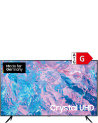 65 Crystal UHD 4K TV CU7179 Schwarz Frontansicht 1