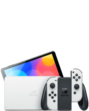Switch OLED Weiss Frontansicht 1
