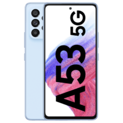 Galaxy A53 5G Blau Frontansicht 1