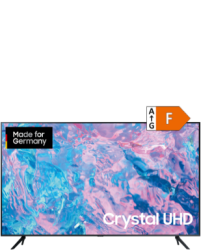 75 Crystal UHD 4K TV CU7179 Schwarz Frontansicht 1