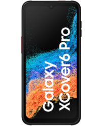 Galaxy XCover6 Pro Schwarz Frontansicht 1