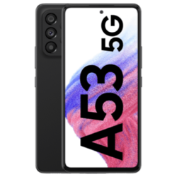 Galaxy A53 5G Schwarz Frontansicht 1