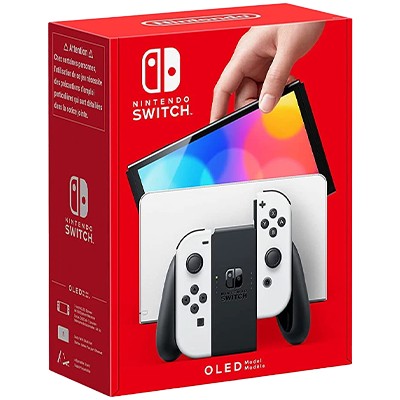Switch Oled weiss Frontansicht 1